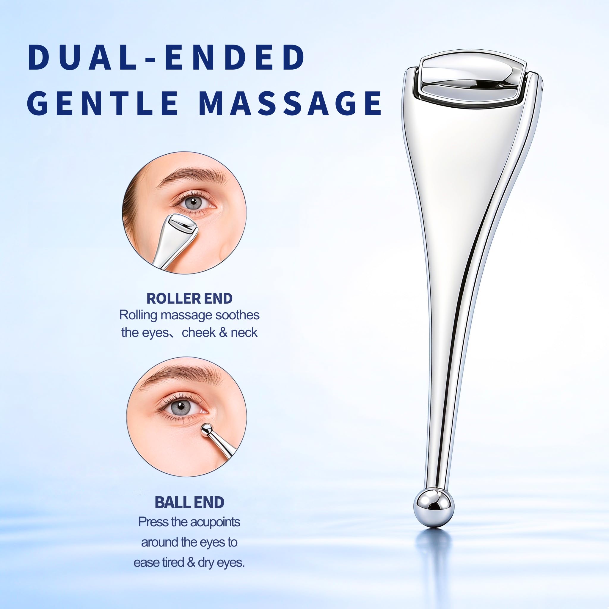 Metal Eye Roller for Dry Eye Relief & Puffy Eyes- Eyelid Roller for Chalazion,Stye,MGD Relief,Improves Meibum Flow and Unclogs Oil Glands,Gentle Meibomian Gland Expression for Blocked Eyelid Glands — Amazon image 6