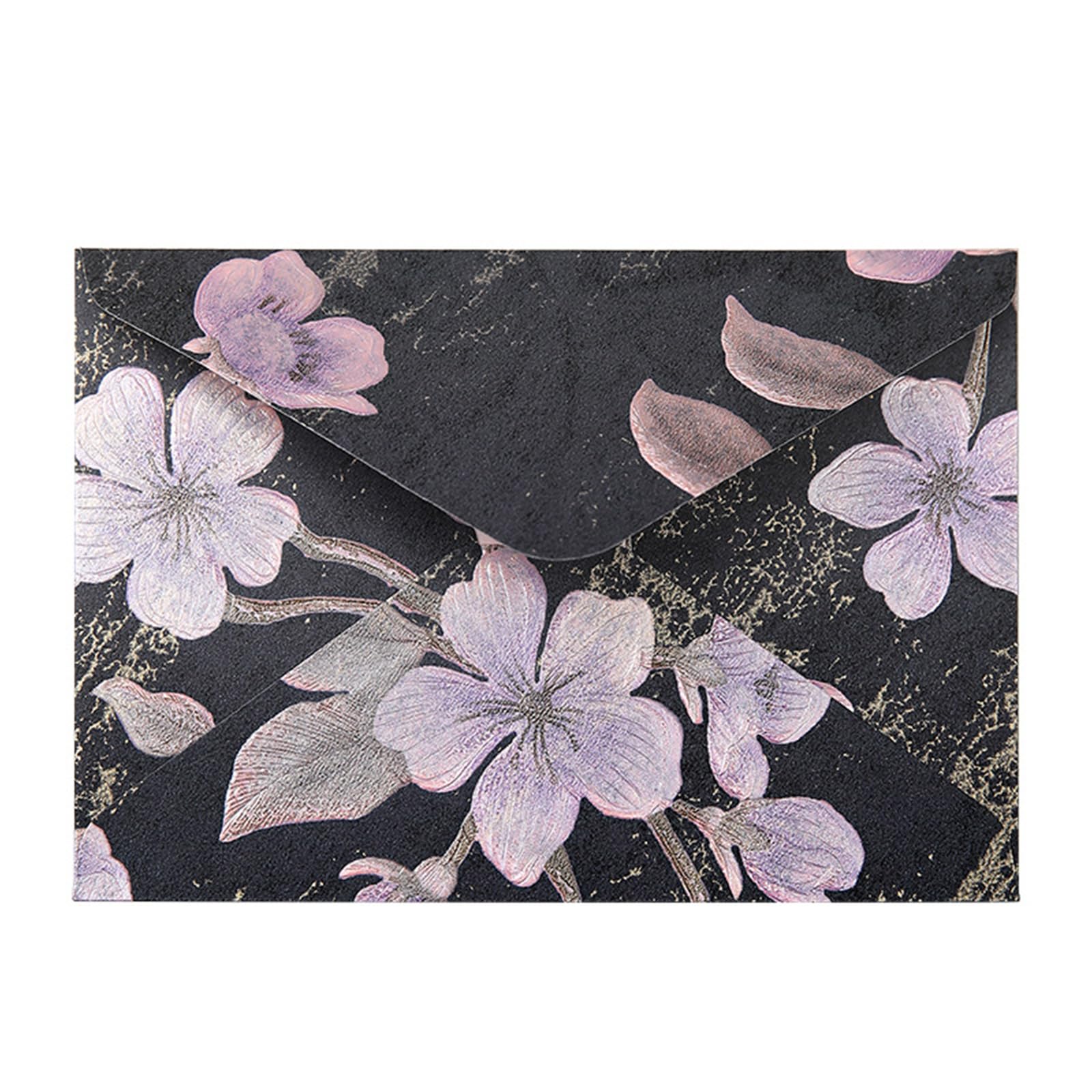 De 10 sobres de sobres plegables de 6x4 pulgadas para invitaciones de fiestas, bodas, tarjetas de Valentín, tarjetas de Navidad y envíos por correo, brocado tradicional Yun