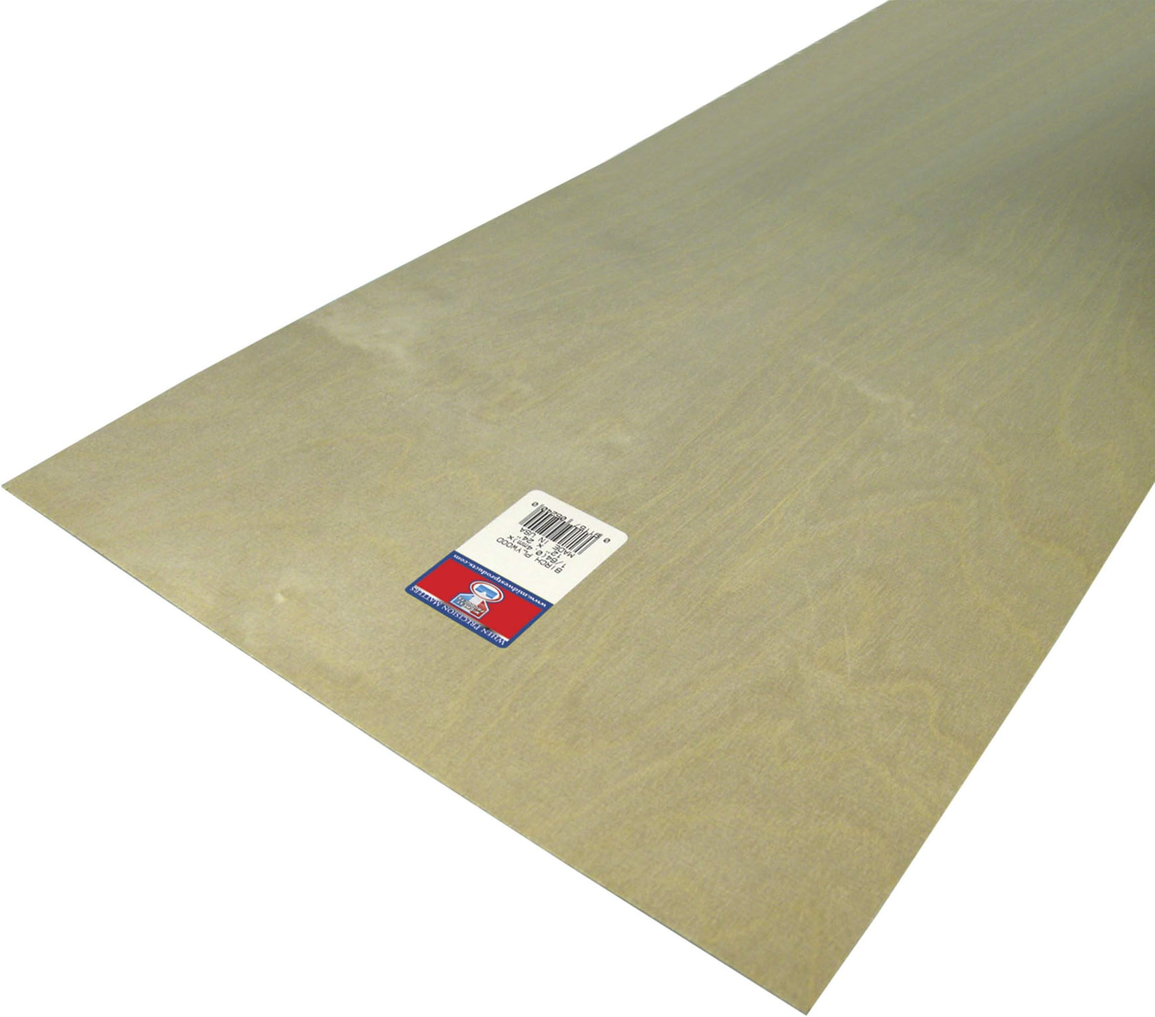 Midwest Products 5240 Birch Plywood, 1/64 x 12 x 24-Inch