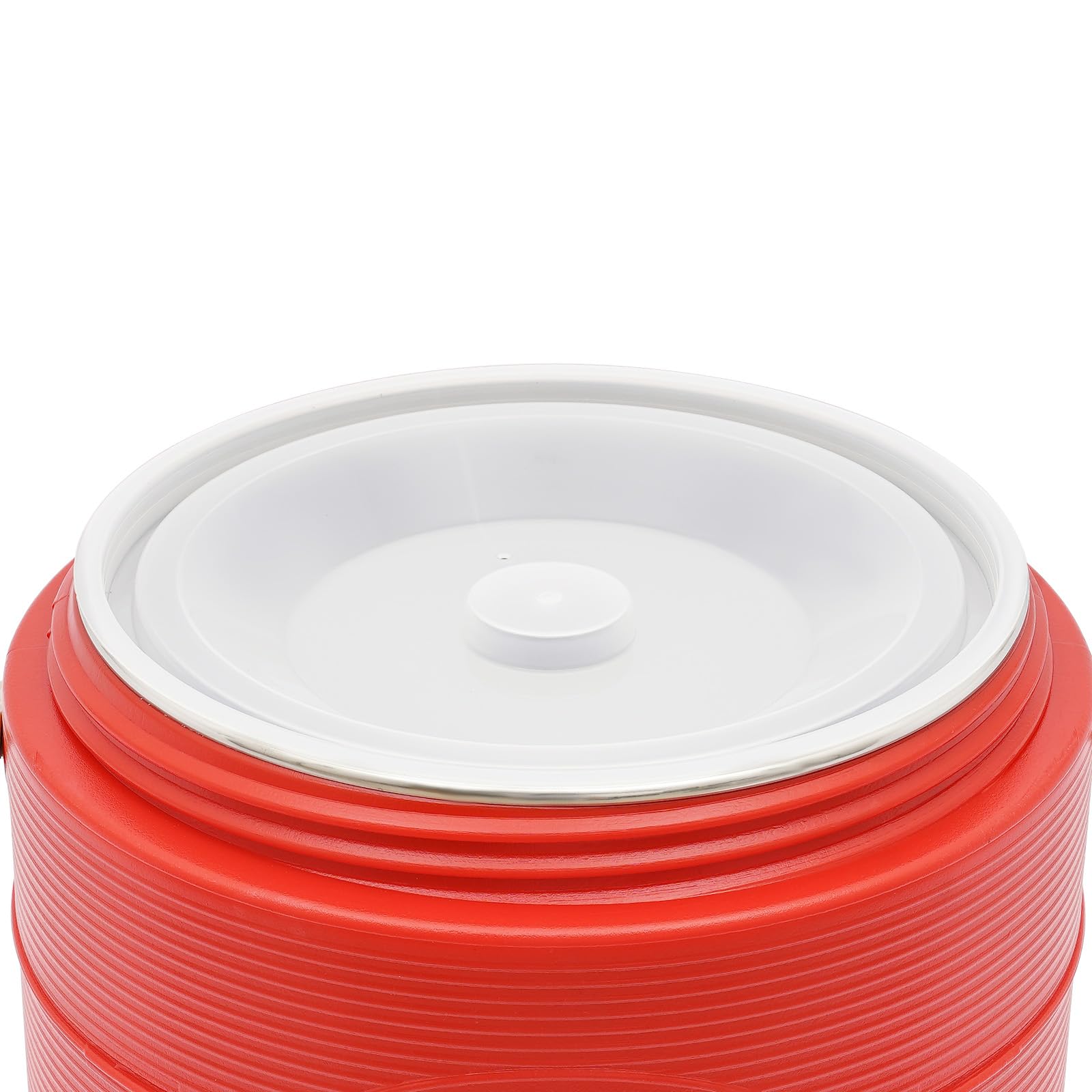 OUKANING Distributore termico per bevande, 25 l, in acciaio inox, grande, con rubinetto, a doppia parete, per caffè, succo e acqua, mantiene caldo e freddo per 24 ore, per feste, ufficio, ristorante