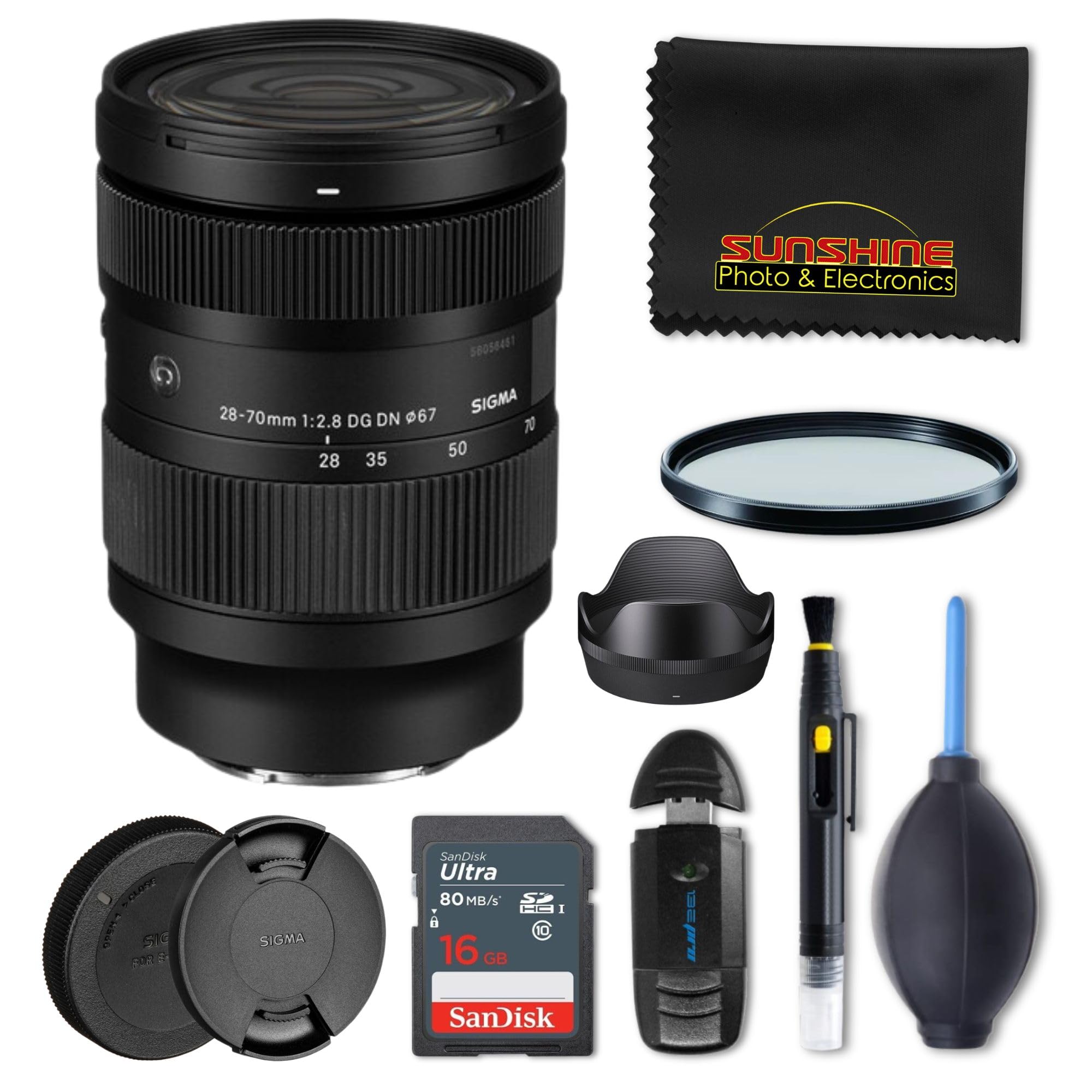Amazon.com : Sigma 28-70mm f2.8 DG DN Contemporary Lens for Sony E