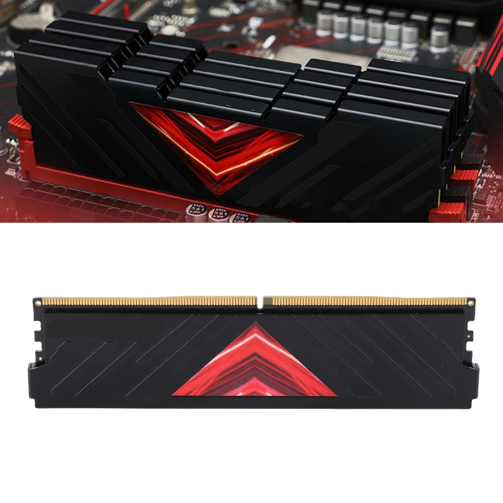 KIMISS RAM DDR5 da 16 GB 4800 MHz con Larghezza di Banda 38400, Design Plug and Play, Efficace Dissipazione del Calore, Ideale per Schede Madri, Memoria con Prestazioni Migliorate per Laptop (BLACK)