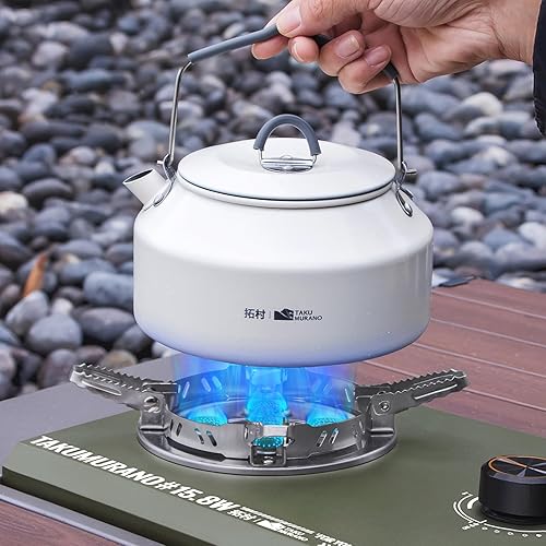 Miniatura 2 de IGT - Estufa de camping plegable de escritorio e incrustada, estufa de gas portátil con asa de transporte, estufa de cocina para acampar al aire