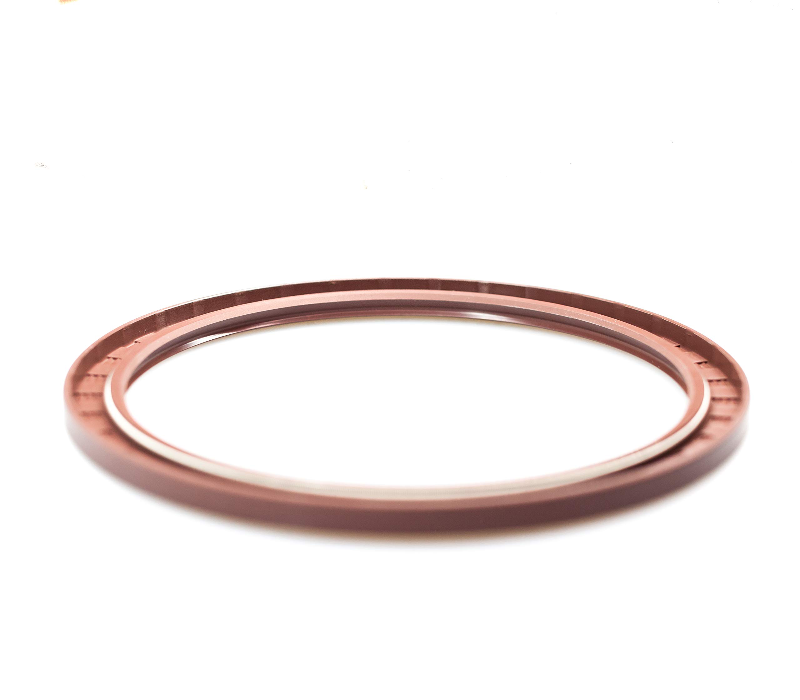 EAI 35x62x7mm FPM/FKM Oil Shaft Rotary Seal w/ Stainless Steel Spring