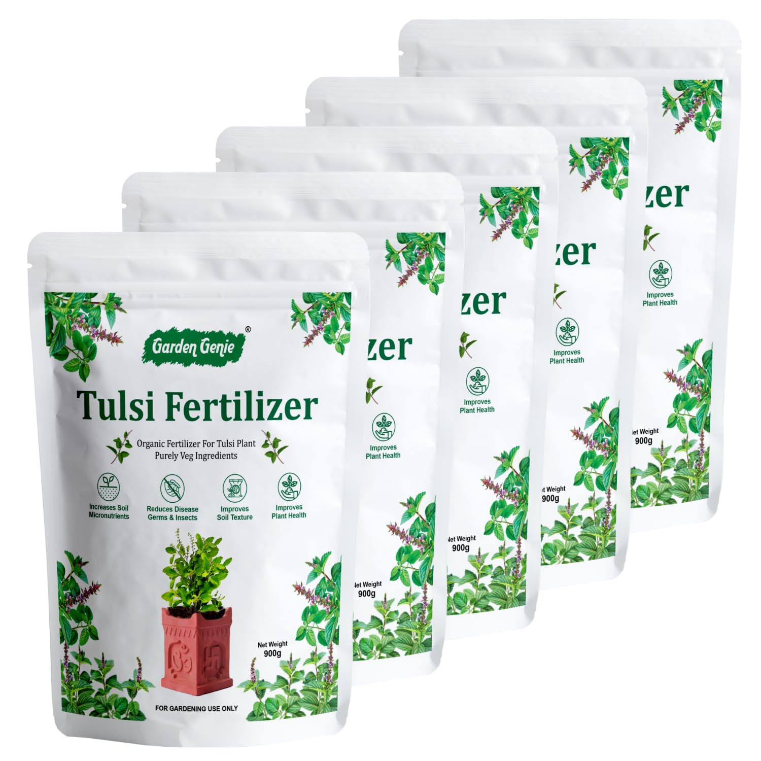 See full amazon price history chart for Garden Genie Organic Tulsi Fertilizer for Tulsi Plant 4.5 Kg (5 Bags of 900g) | Essential Tulsi Plant Growth Booster Fertilizer, Powder Garden Genie Organic Tulsi Fertilizer for Tulsi Plant 4.5 Kg (5 Bags of 900g) | Essential Tulsi Plant Growth Booster Fertilizer, Powder (B0CRHSSGLV) Amazon Price History, Amazon Price Tracker