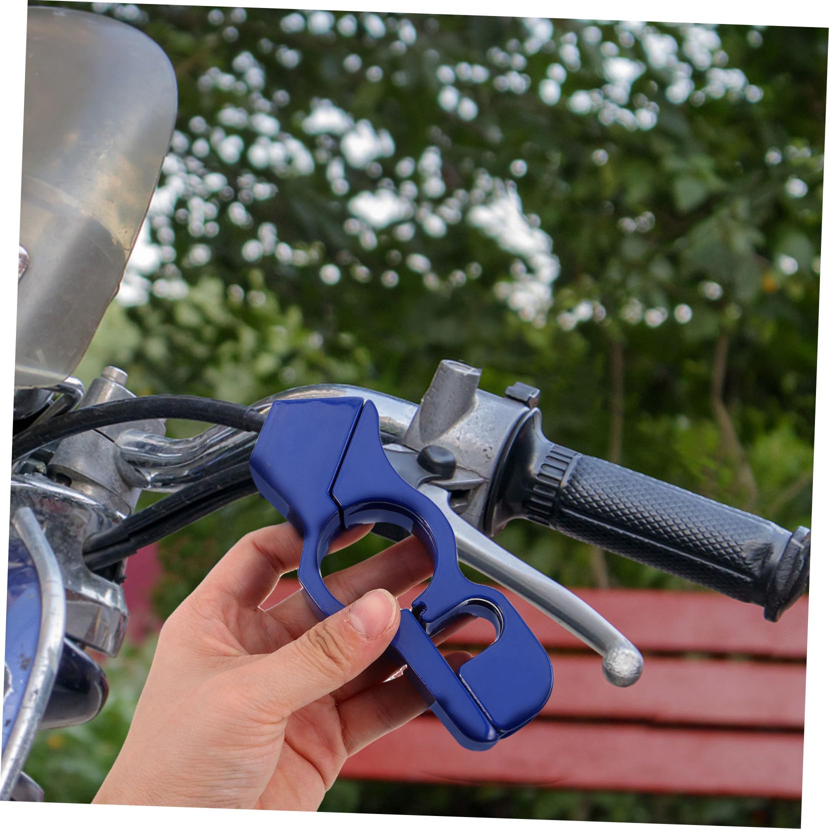 MAGICLULU 2 Cerraduras De Freno Resistentes para Manillar De Motocicleta Cerraduras De Acelerador para Motocicleta para Bicicleta Eléctrica