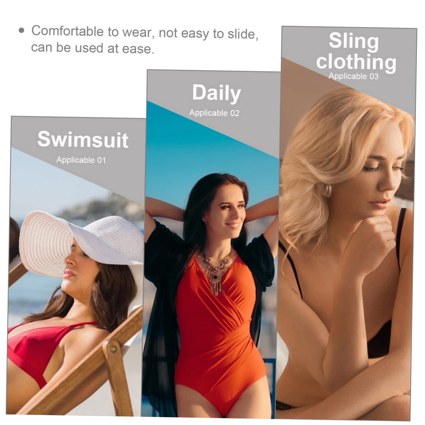 10pares Tirantes Para Sujetador Antideslizantes Ajustables y Accesorios De Ropa Femenina Perfectos Para Vestidos Off-shoulder y Ocasiones Especiales