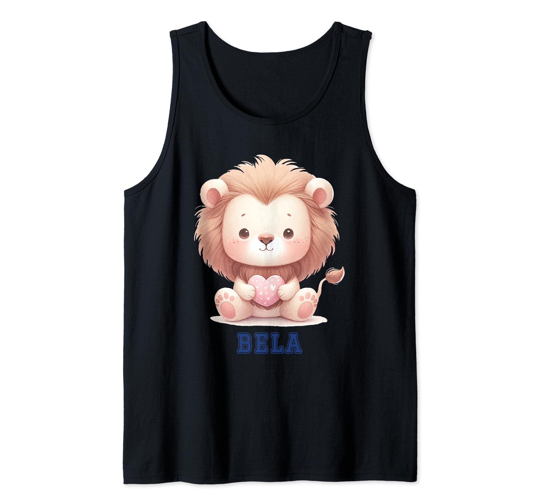 Bela Baby Lion Baby Boy Name Tank Top