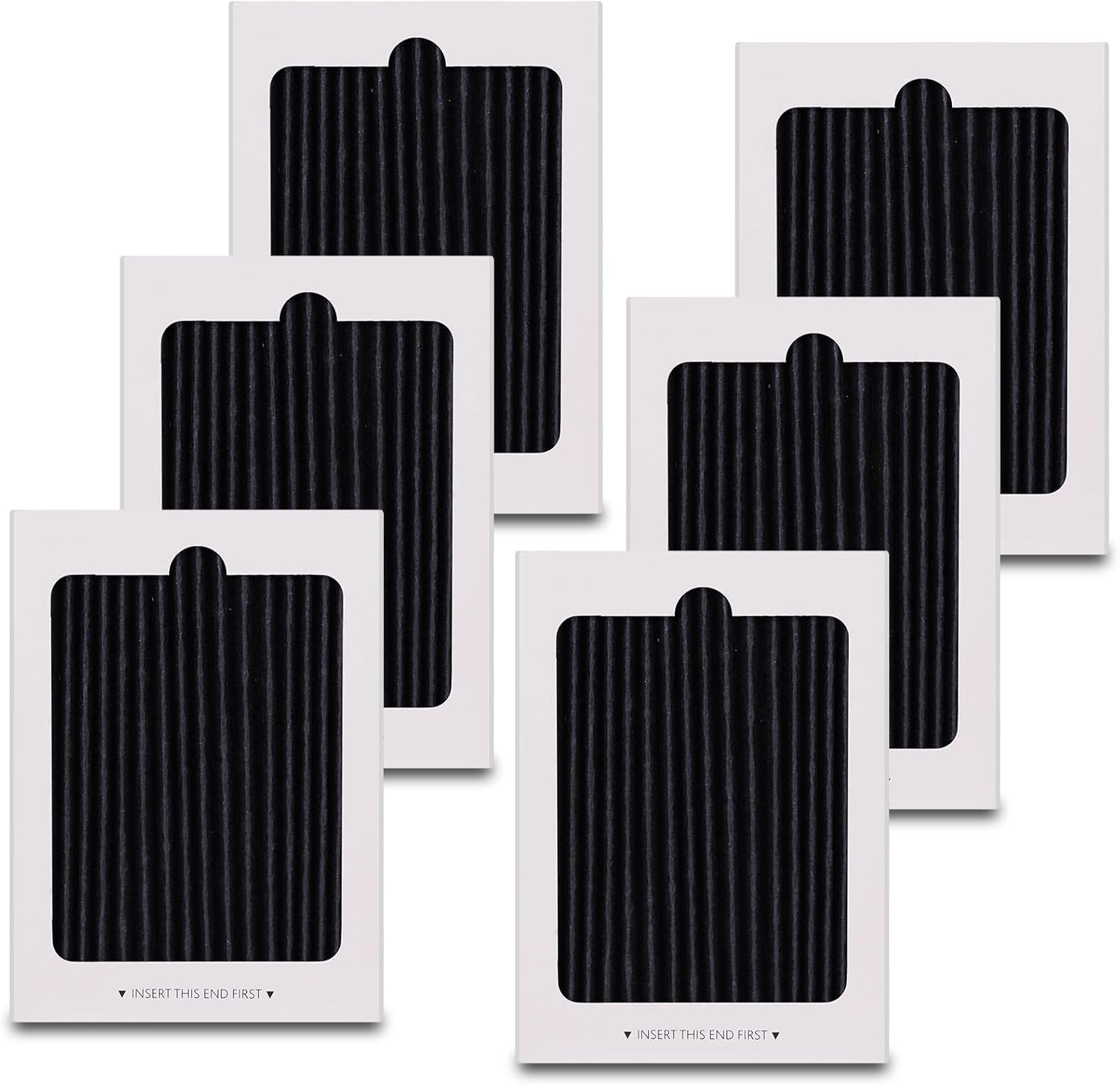 Refrigerator Air Filter Replacement for Frigidaire and Electrolux EAFCBF Fridge Replace 242061001, 242047801, 242047804, Effective Filtration with Activated Carbon Filter (6 Pack) Refrigerator Air Filter Replacement for Frigidaire and Electrolux EAFCBF Fridge Replace 242061001, 242047801, 242047804, Effective Filtration with Activated Carbon Filter (6 Pack)