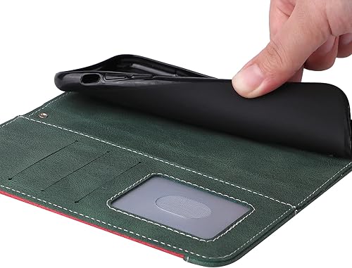 Miniatura 6 de Asuwish Funda de teléfono para Samsung Galaxy Note 9 con protector de pantalla de vidrio templado y cubierta de cuero con tapa para tarjeta de