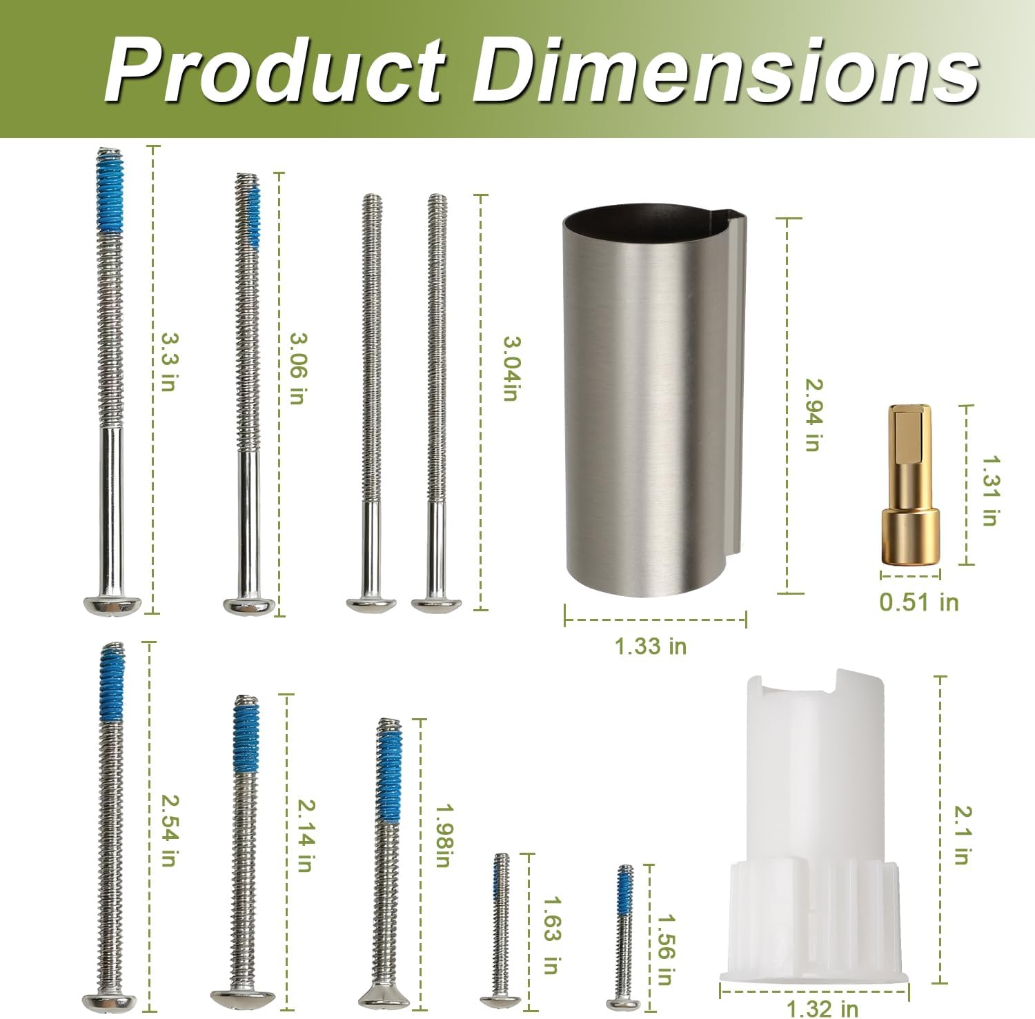 Upgraded Brass Brushed Nickel Handle Extension Kit Shower Valve Extension kit Compatible with Moen Posi-Temp Single Handle Tub and Shower Faucet Replace#: 96945BN