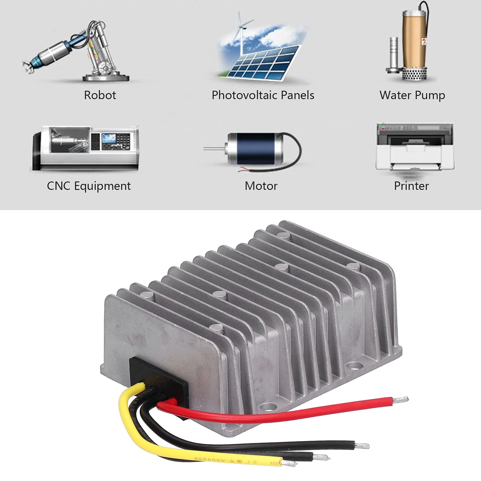 Konwerter mocy Moduł regulatora napięcia transformatora Boost 9 40 V do 12 V 20 A 240 W Wodoodporny, pyłoszczelny do kamer monitorujących Oświetlenie LED Sprzęt przemysłowy