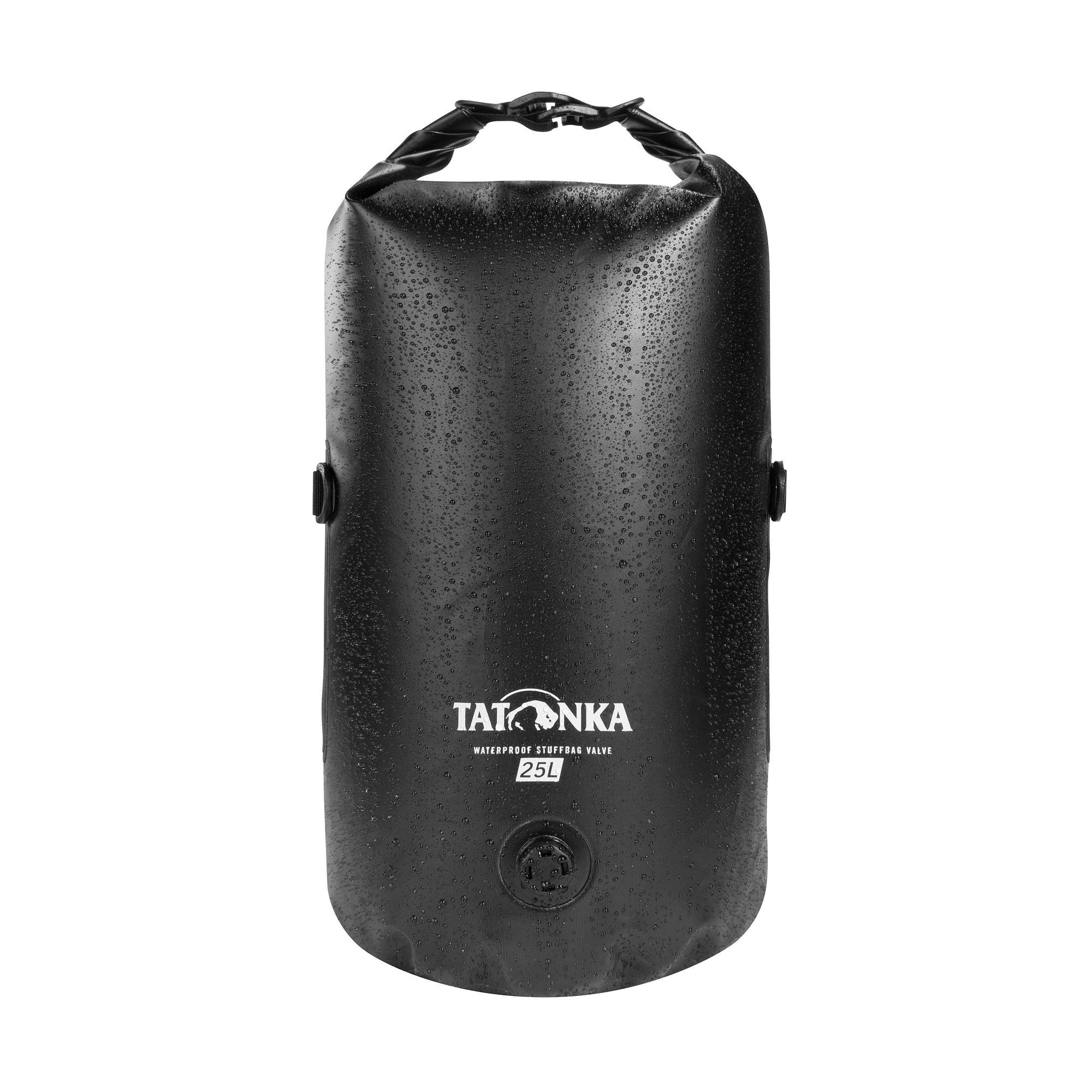 Tatonka WP Stuffbag Valve (15/25 / 48 L) - Leichter, wasserdichter Packsack mit Rollverschluss und Ventil zur Volumenkomprimierung in verschiedenen Größen