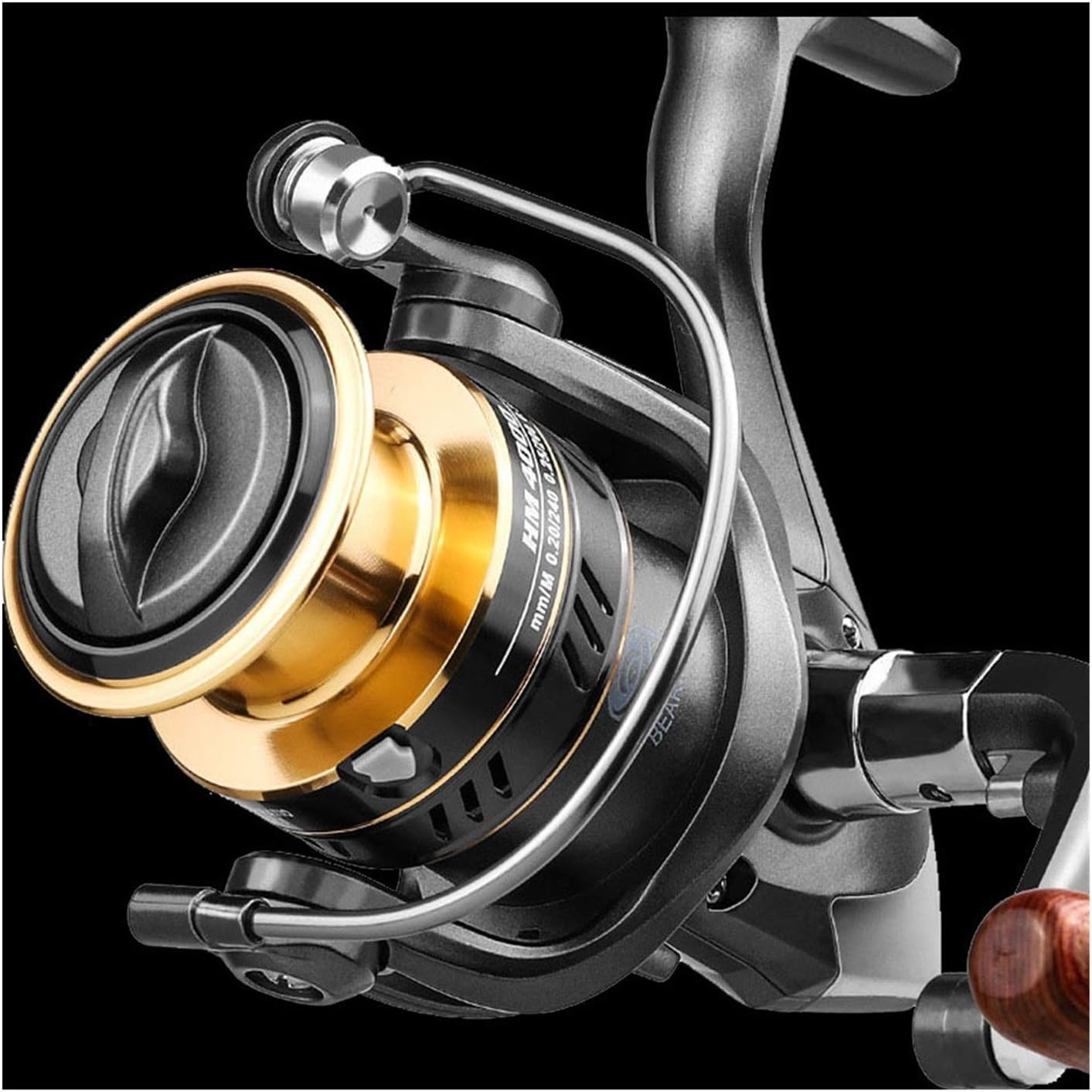 Fishing Reels Fishing Reel All Metal Spool Spinning Reel 8KG Max Drag Stainless Steel Handle Line Spool Saltwater Fishing Accessorie for Inshore Boat Rock Freshwater Saltwater