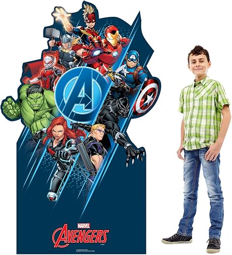 Miniatura 3 de Cardboard People Avengers Classic Group - Soporte de cartón de tamaño real - Marvel Avengers