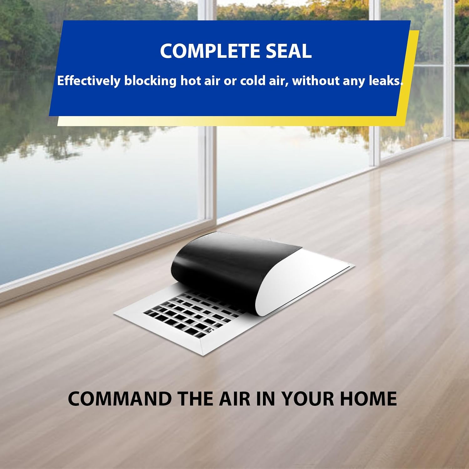 Powerful Magnetic Vent Covers, Premium Vent Covers for Home Floor Wall and Ceiling Vent and Air Registers, 5.5 inch X 12 inch AC/Air Vent Covers for Home HVAC and AC Vents