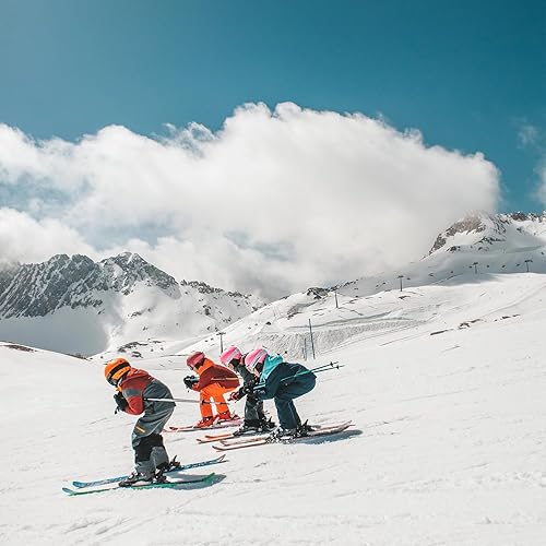 Miniatura 3 de Volkl Deacon All-Mountain Groomers - Rocker de punta de pista, núcleo compuesto para principiantes, jóvenes, jóvenes, VMotion Skis con base SKP V2