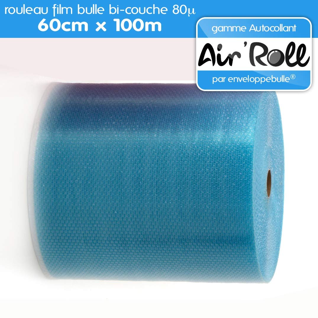 Rotolo di pellicola Bolle d' aria autoadesivo 60 cm x 100 m