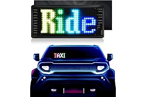 Uber Light Signs for Car | Battery Powered LED Message Display
