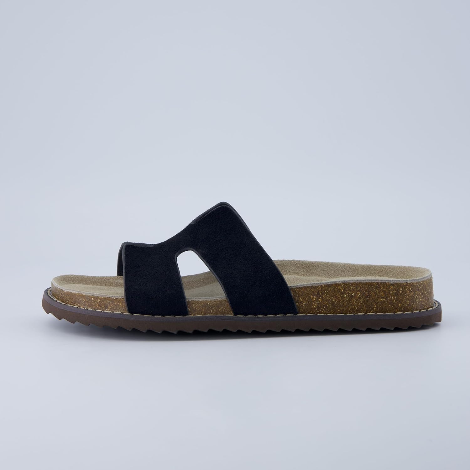 CUSHIONAIRE Women's Wisdom Cutout Leather Slide Sandals - Image 8