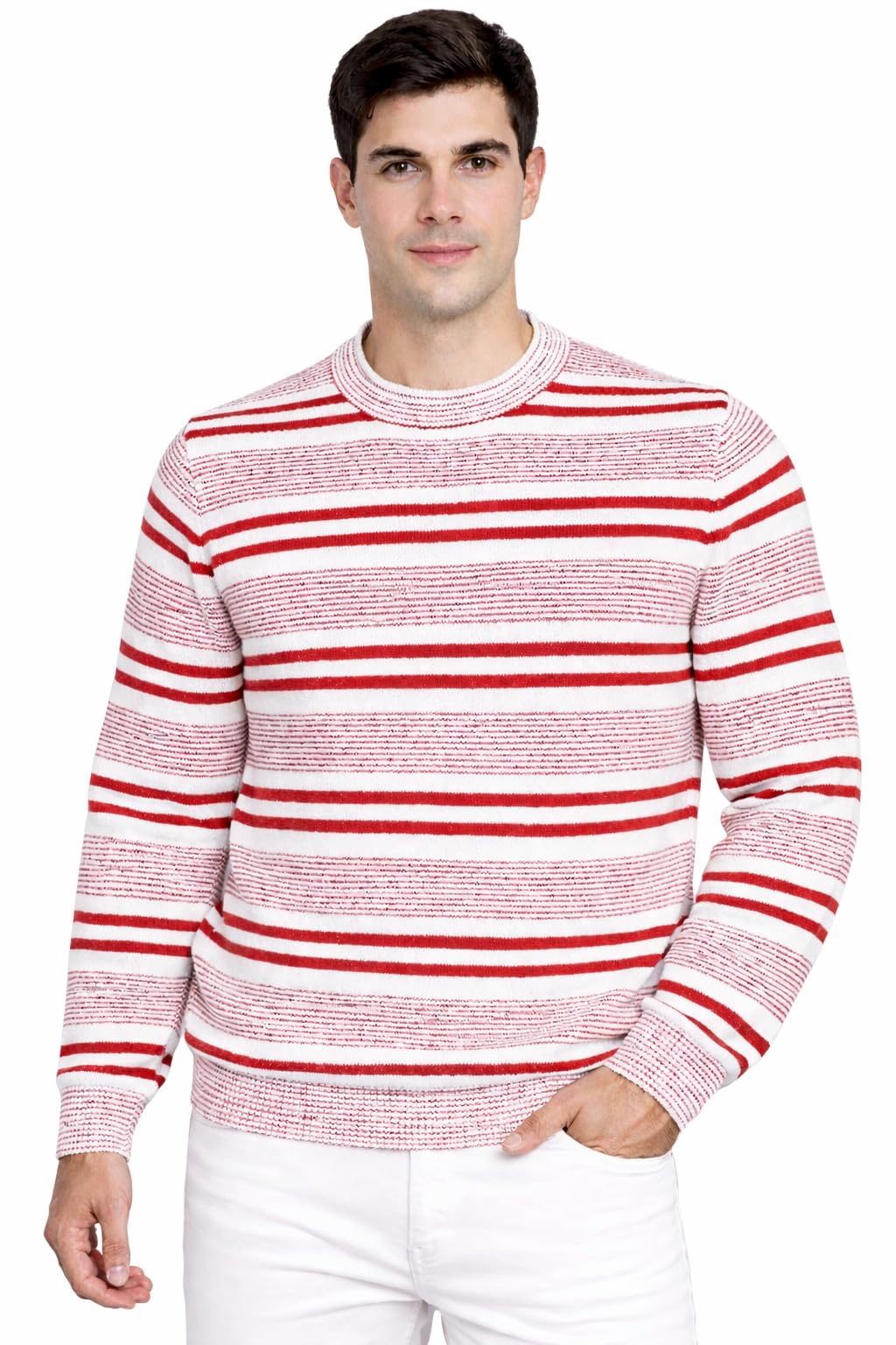 GMA Men's Round Neck Sweater for Winters | Modern Style | Woollen Fabric-picture-47