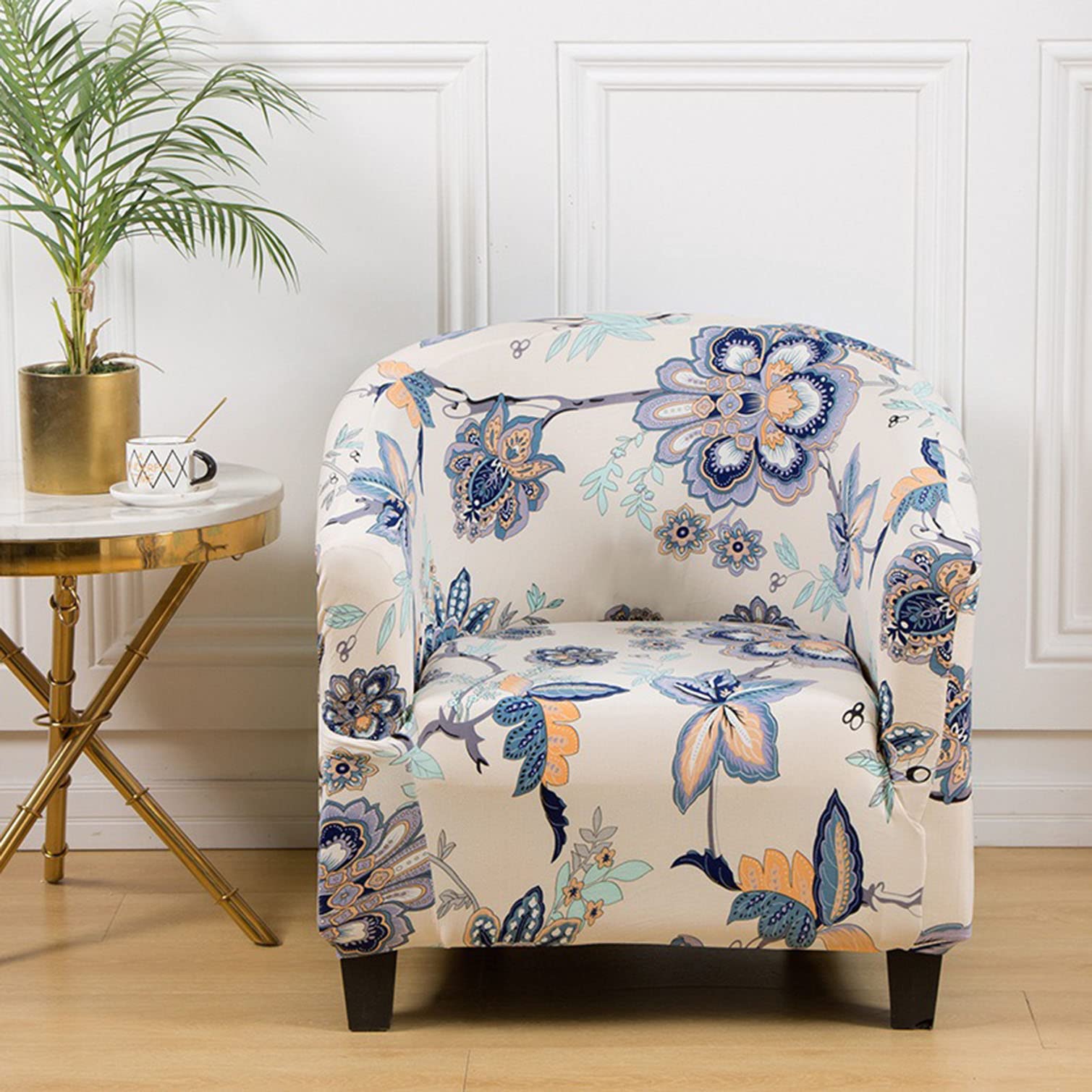 Funda de terciopelo elástico de calidad premium para proteger sillones de hotel y negocios