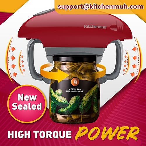 Miniatura 4 de Abrebotellas eléctrico para manos débiles, potente abridor automático de tarros para personas mayores con artritis, abridor de botellas de un solo