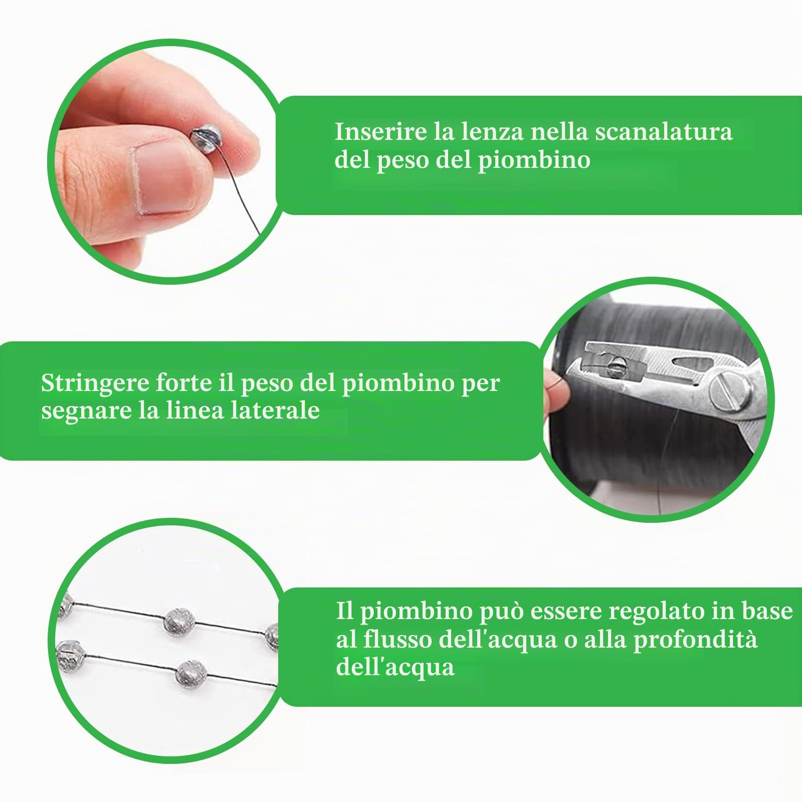 CONNECTION 10 Pezzi Galleggianti da Pesca 205 Pezzi Pesca Piombo Shots 4 Pezzi Stopper Galleggiante Pesca 3 Pezzi Girelle da Pesca Accessori Pesca per Dolce Acqua Salata Fiumi Laghi Stagni Oceanica