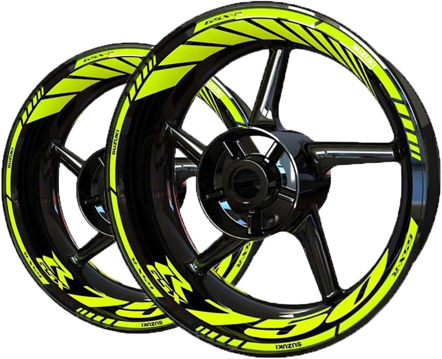 Motorcycle Wheel Rim Sticker for S&uzuki for GSXR750 for GSXR 750 Set Wheel Sticker Decal(9)