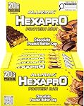 ALLMAX HexaPro Protein Bar, Chocolate Peanut Butter Cup, 12 Count