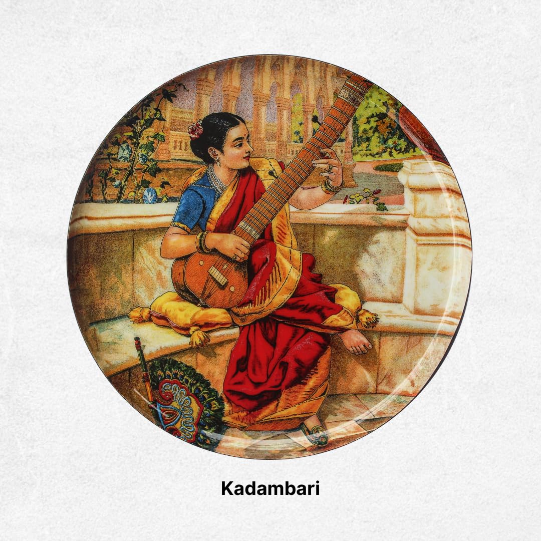 Raja Ravi Verma Wall Plates - Indian Decor -4
