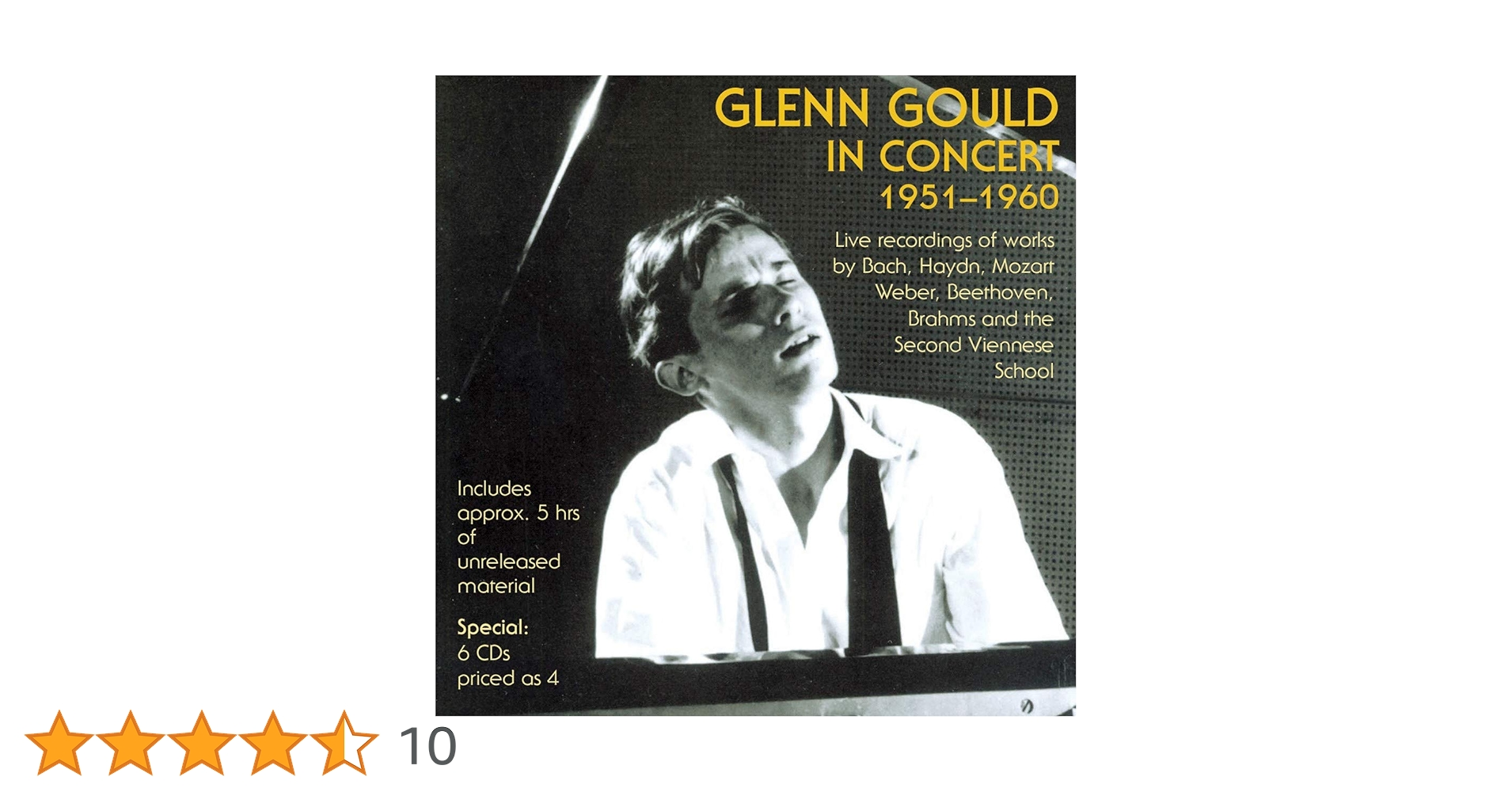 Amazon.co.jp: グレン・グールド・イン・コンサート1951-1960