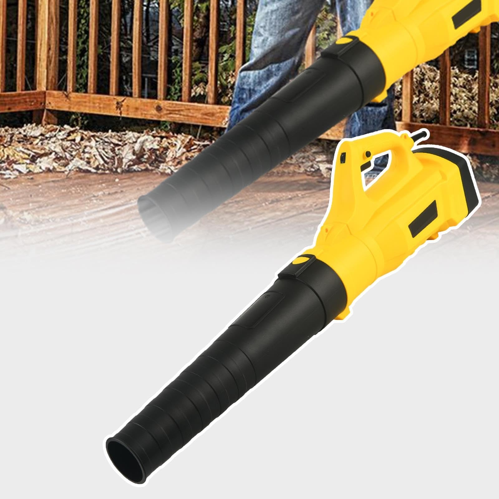 Soplador De Hojas Eléctrico con Cable, 8800 W, 6 Velocidades, Ligero