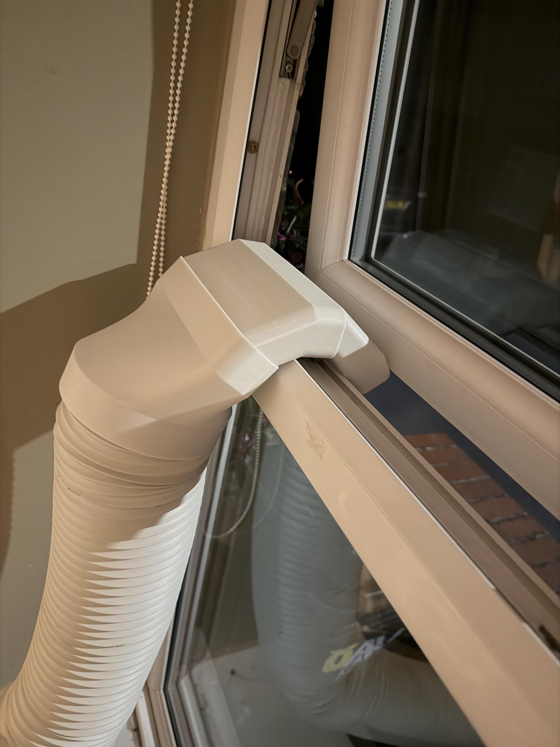 AC Window Pipe Adapter Vent for Outward Opening Windows Air Con Conditioning Exhaust for 150mm 6"