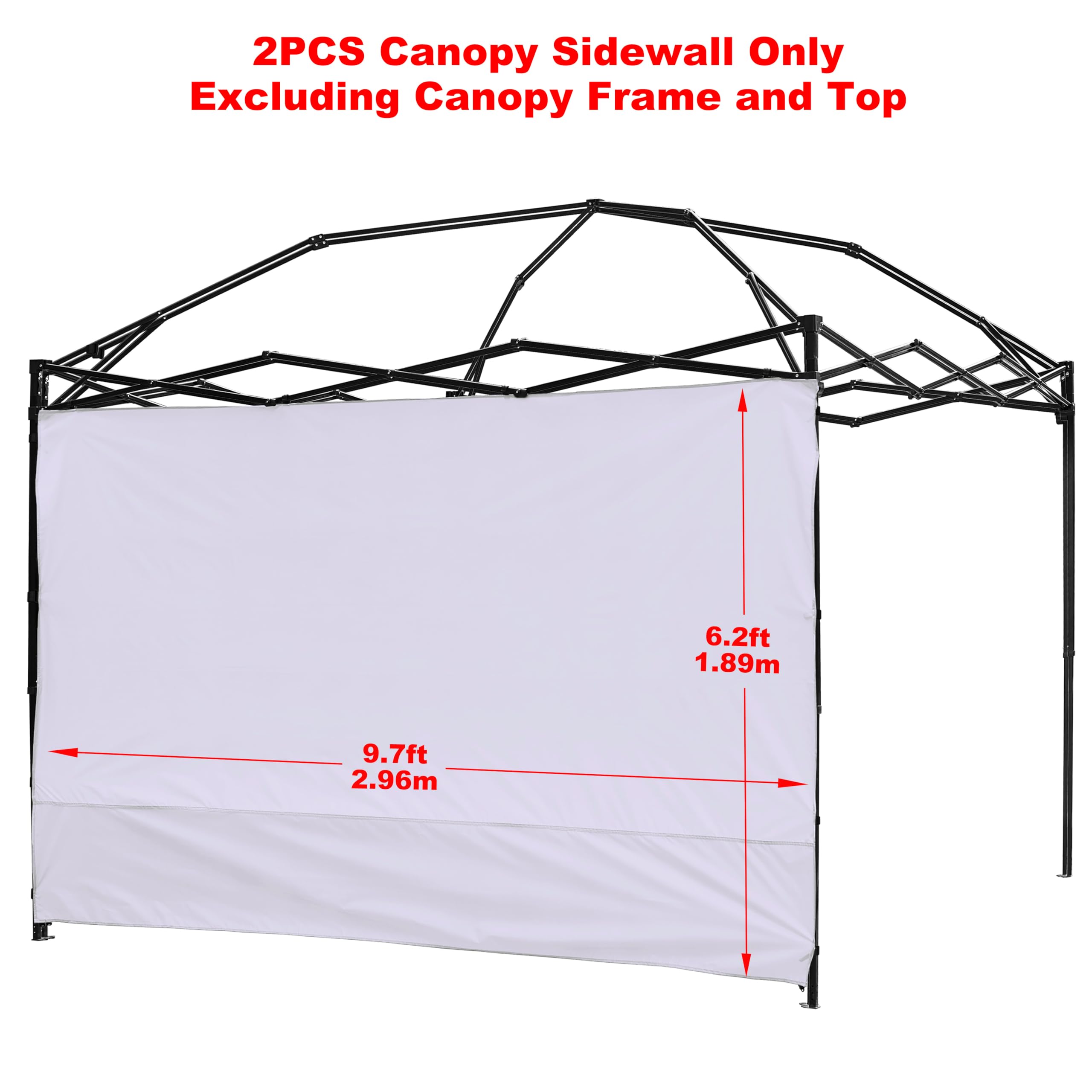 Amazon.com : Canopy Sunwall, Instant SunWall 10ft x10ft