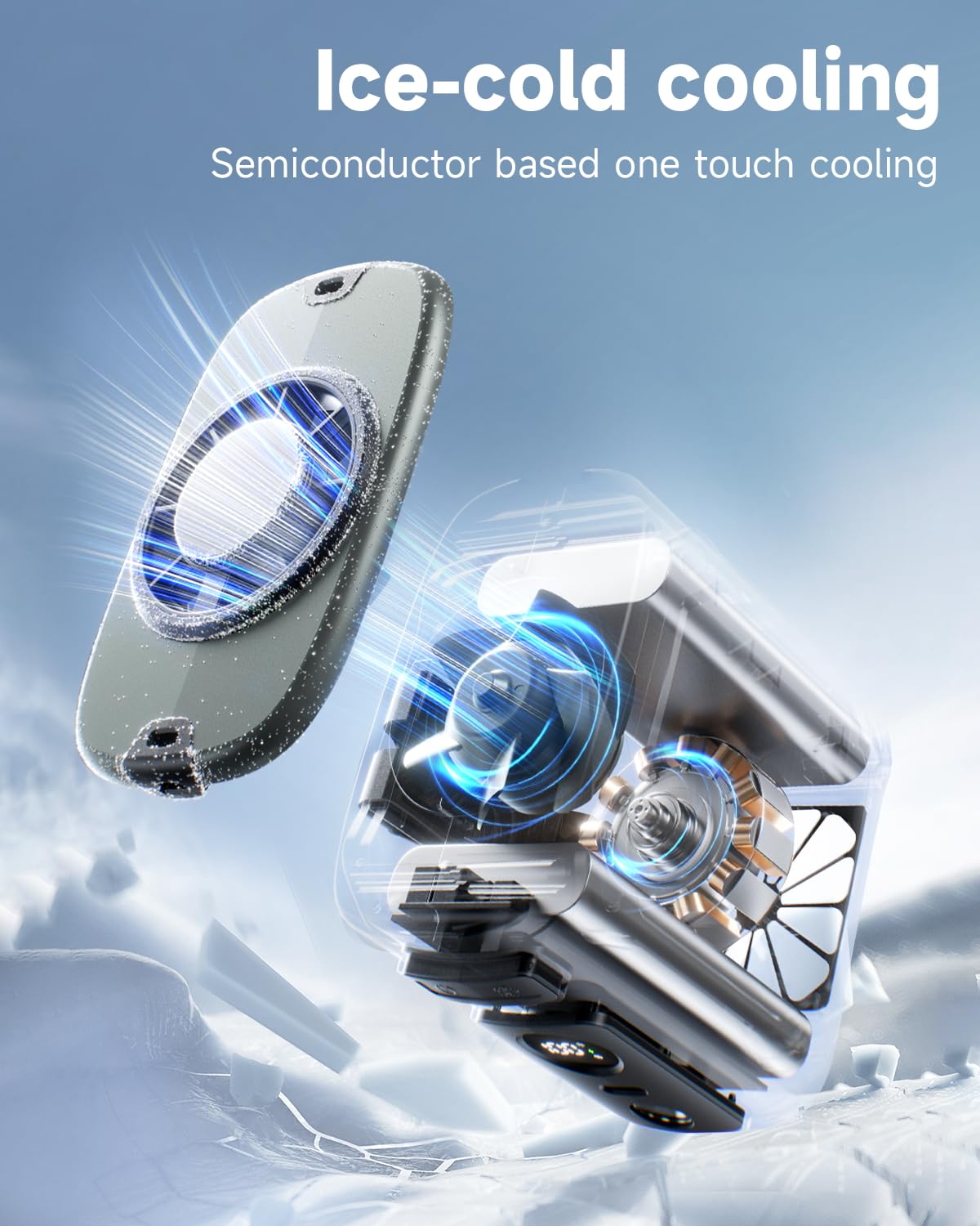 2026 Raffreddamento Ventilatore da Vita Portatile,8000mAh Autonomia 29H Ricaricabile USBC,5Velocità 13000RPM con Illuminazione LED SOS per Cantiere,Campeggio,Escursionismo,Lavoro Estivo,albicocca
