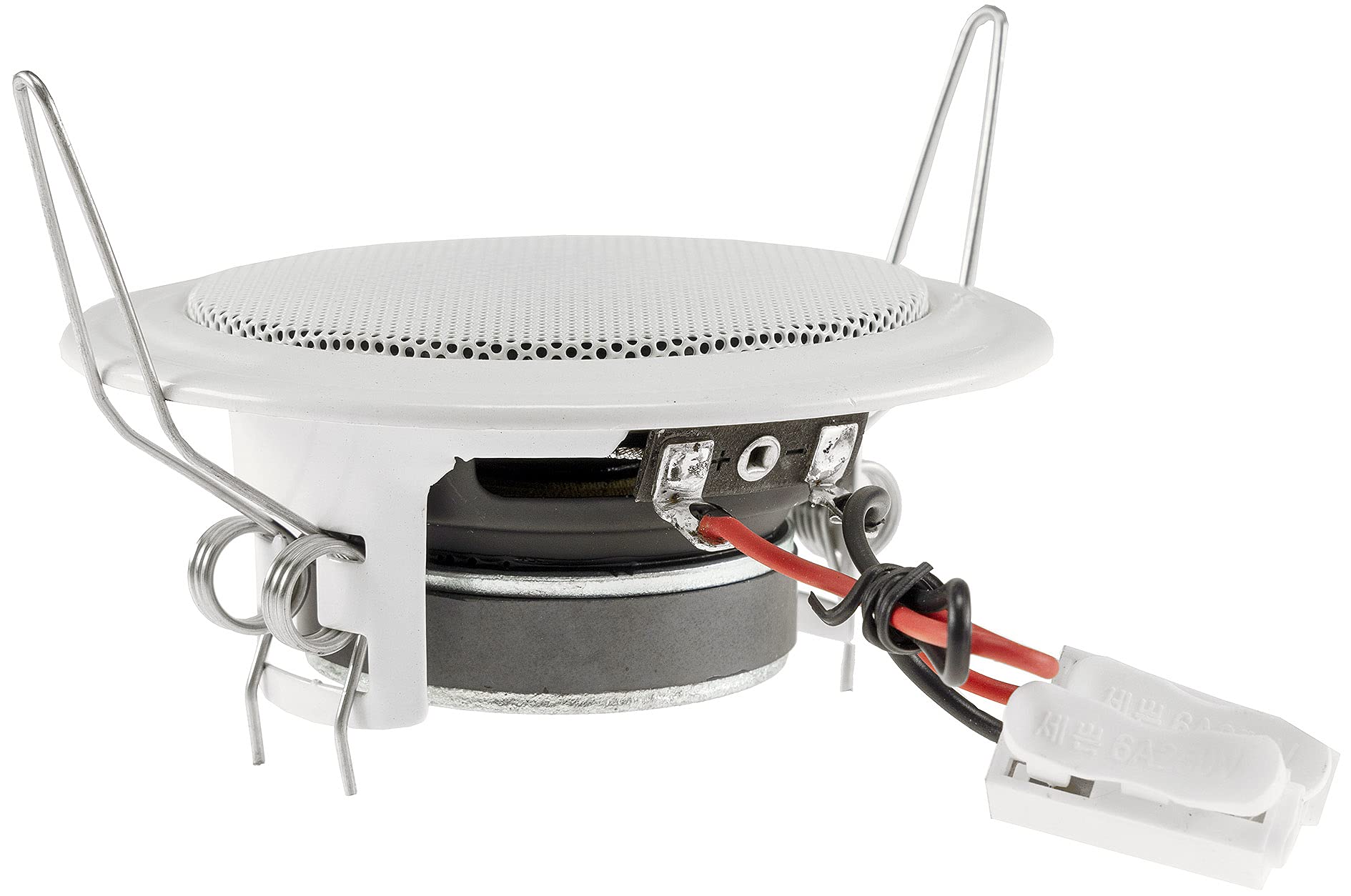 Enceinte Blanc ChiliTec CTE-11W - 45W, Encordable Plafond/Mur, 7.62cm - Design Minimaliste