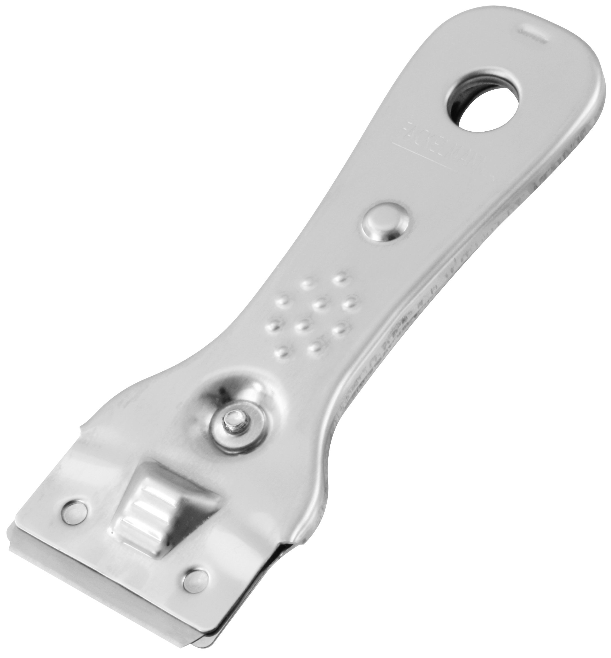 FackelmannCleaning Scraper with 5 Blades 5 inch of Stainless Steel, 13 x 7.8 x 1.8 cm, Silver