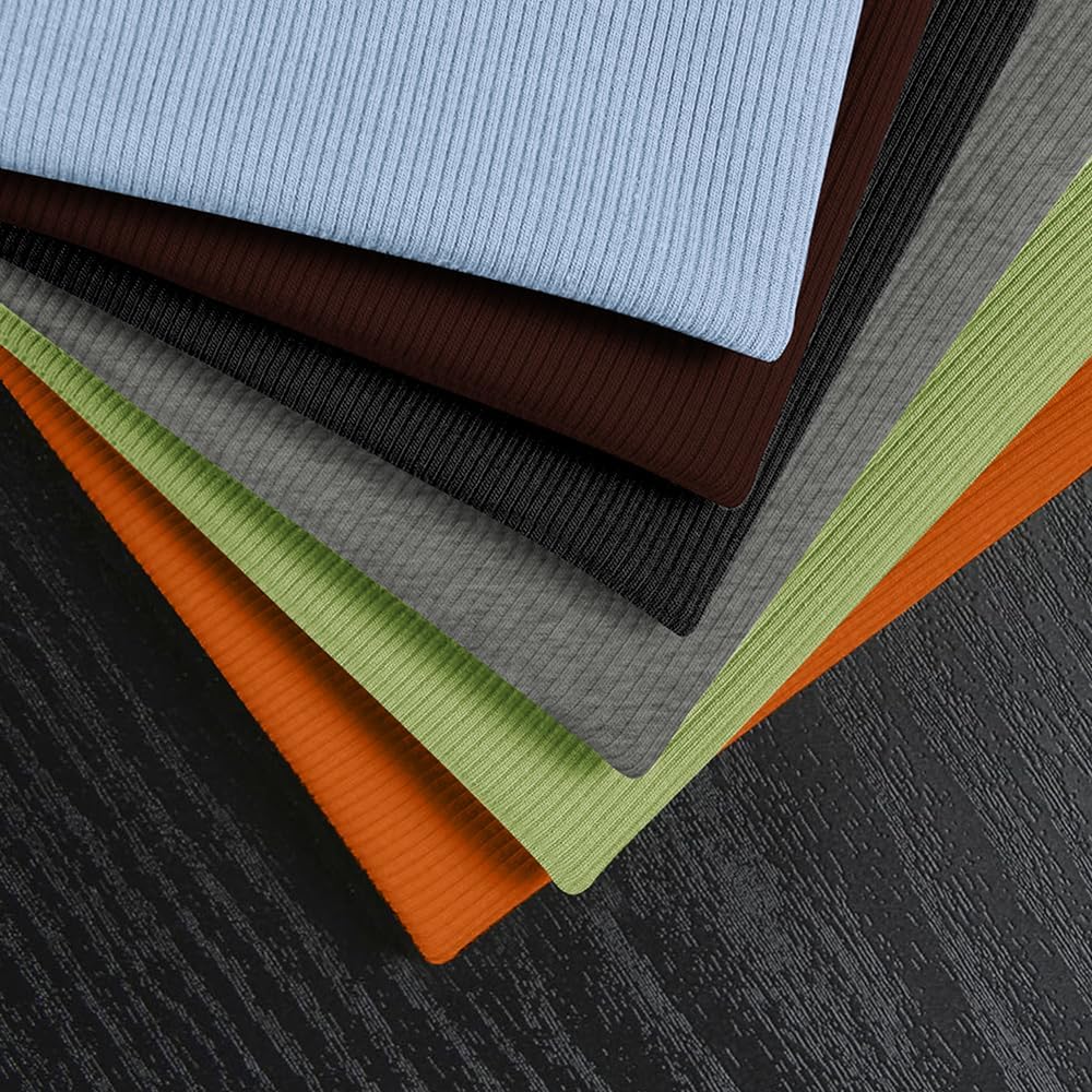 Chulianyouhuo Women's Ribbed Tank Tops Knit Scoop Neck Sleeveless Fitted Casual Tops Summer Slim Basic Tee Shirts - Image 4