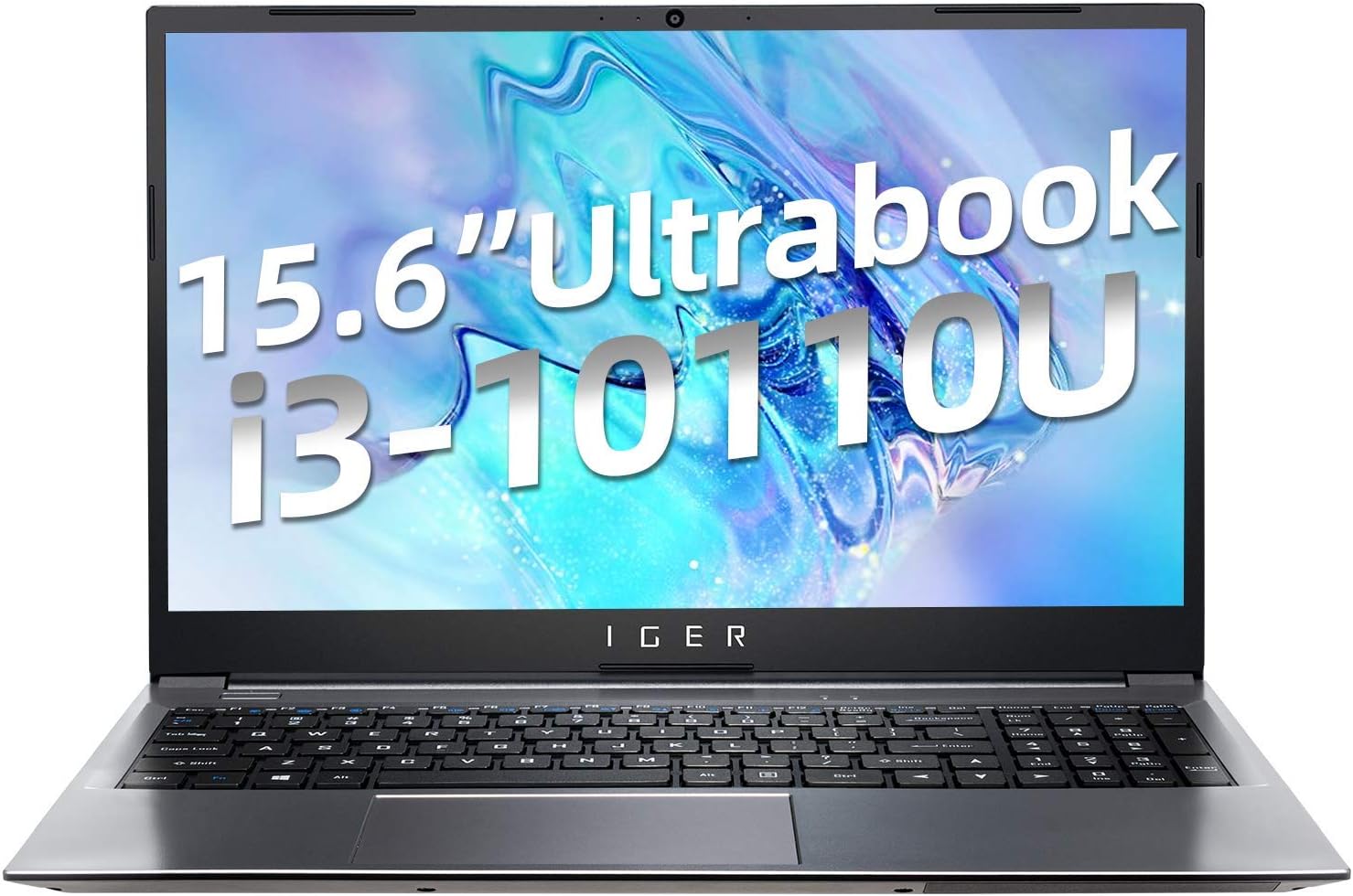 Thunderobot Ultrabook Laptop - Intel Core i3-10110U Ultrathin Notebook, 19.7mm Thin 1.59kg Weight UMA, 16GB RAM, 512GB NVMe SSD, 15.6 inches IPS FHD Display, Win10 for Student, Office Use IGER E1