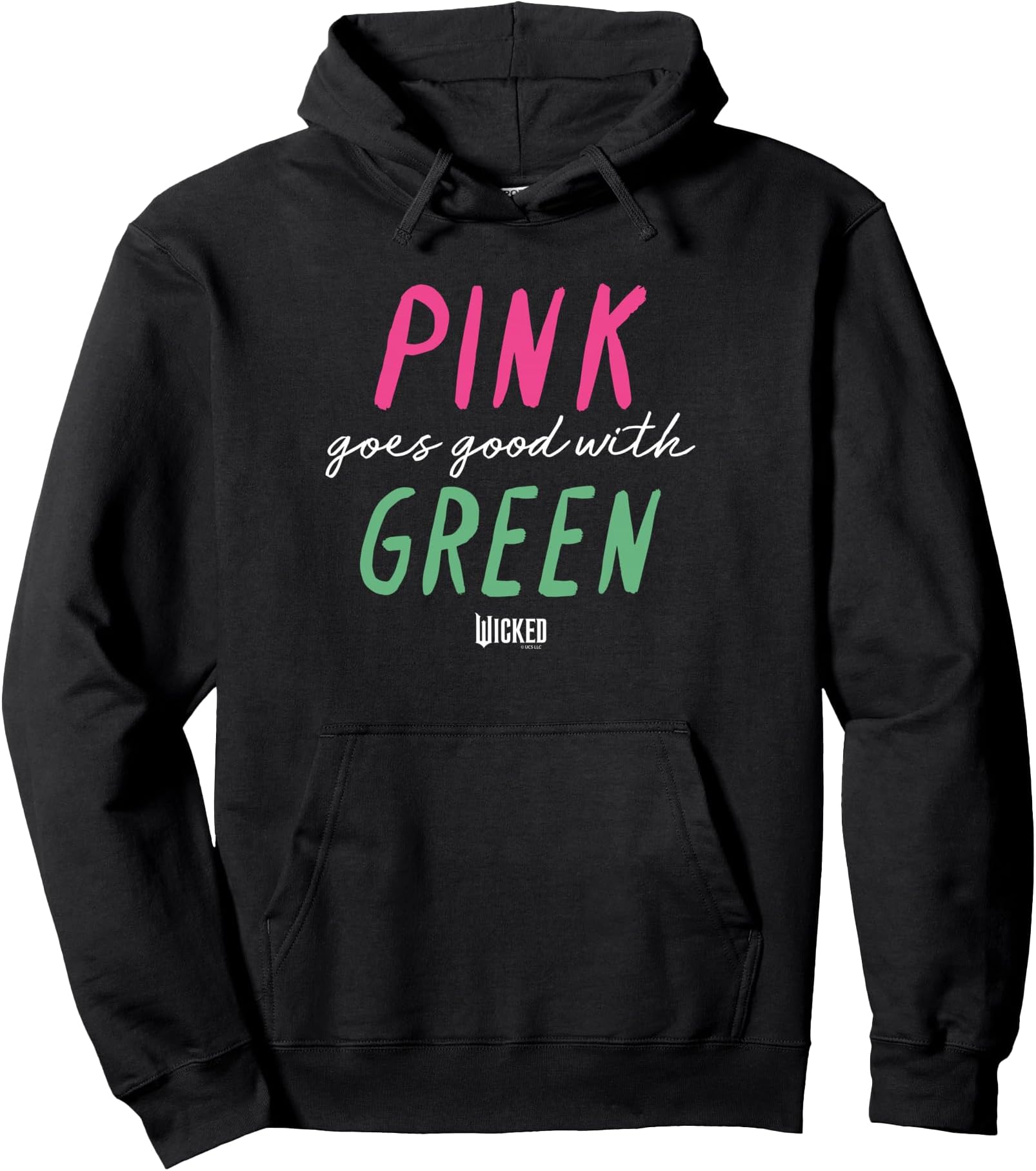 Pink Goes Good With Green Pullover Hoodie