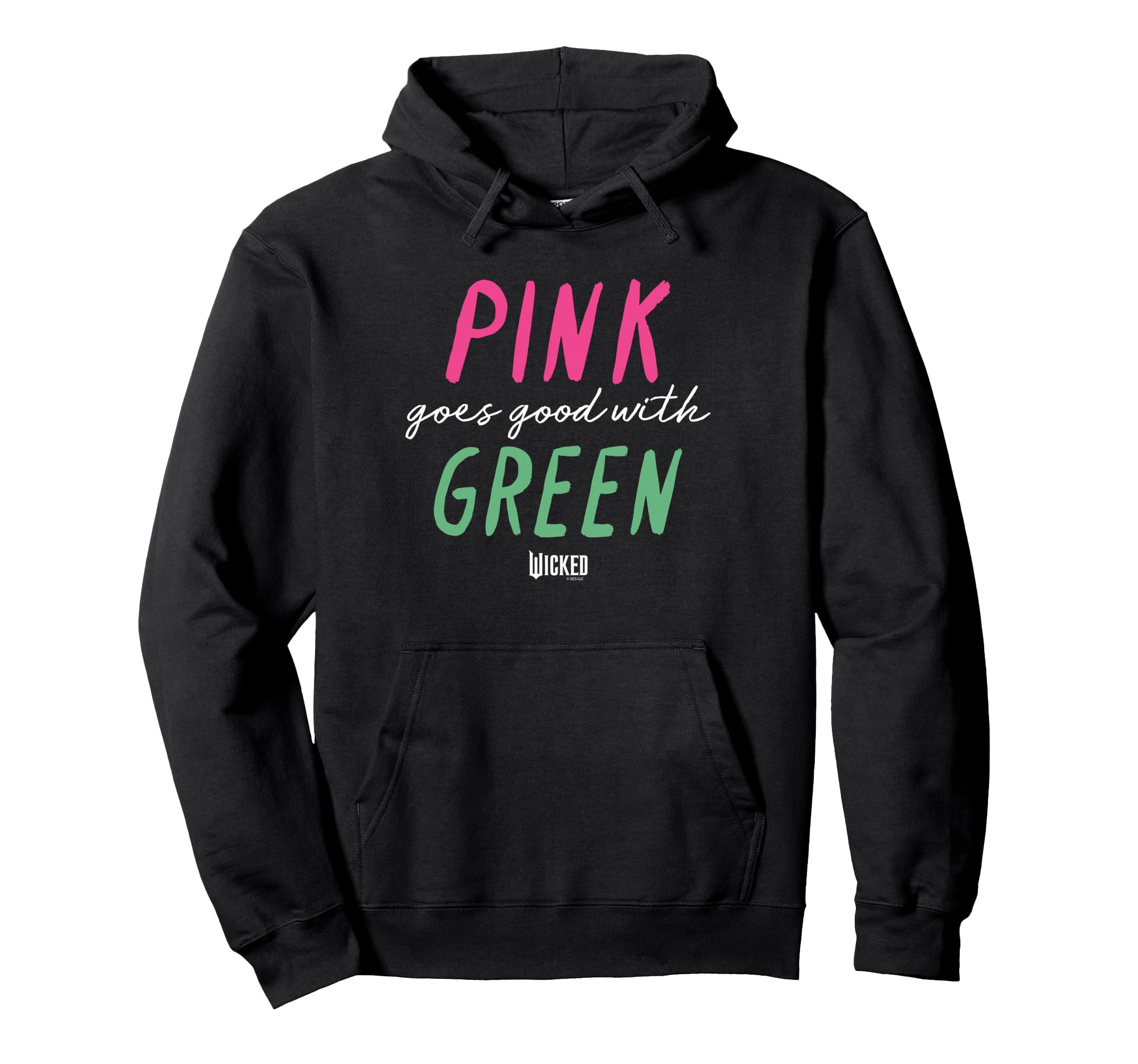 Pink Goes Good With Green Pullover Hoodie