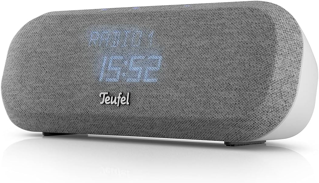 Sony XDR-C1DBP – Radio Portable DAB+/FM Avec Horloge Et Écran LCD Rétroéclairé Blanc, Design Compact Et Élégant
