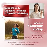 Vista 2 de Pimienta de Cayena, con jengibre, cúrcuma, canela, pimienta negra - Soporte para la digestión (suministro para 150 días)