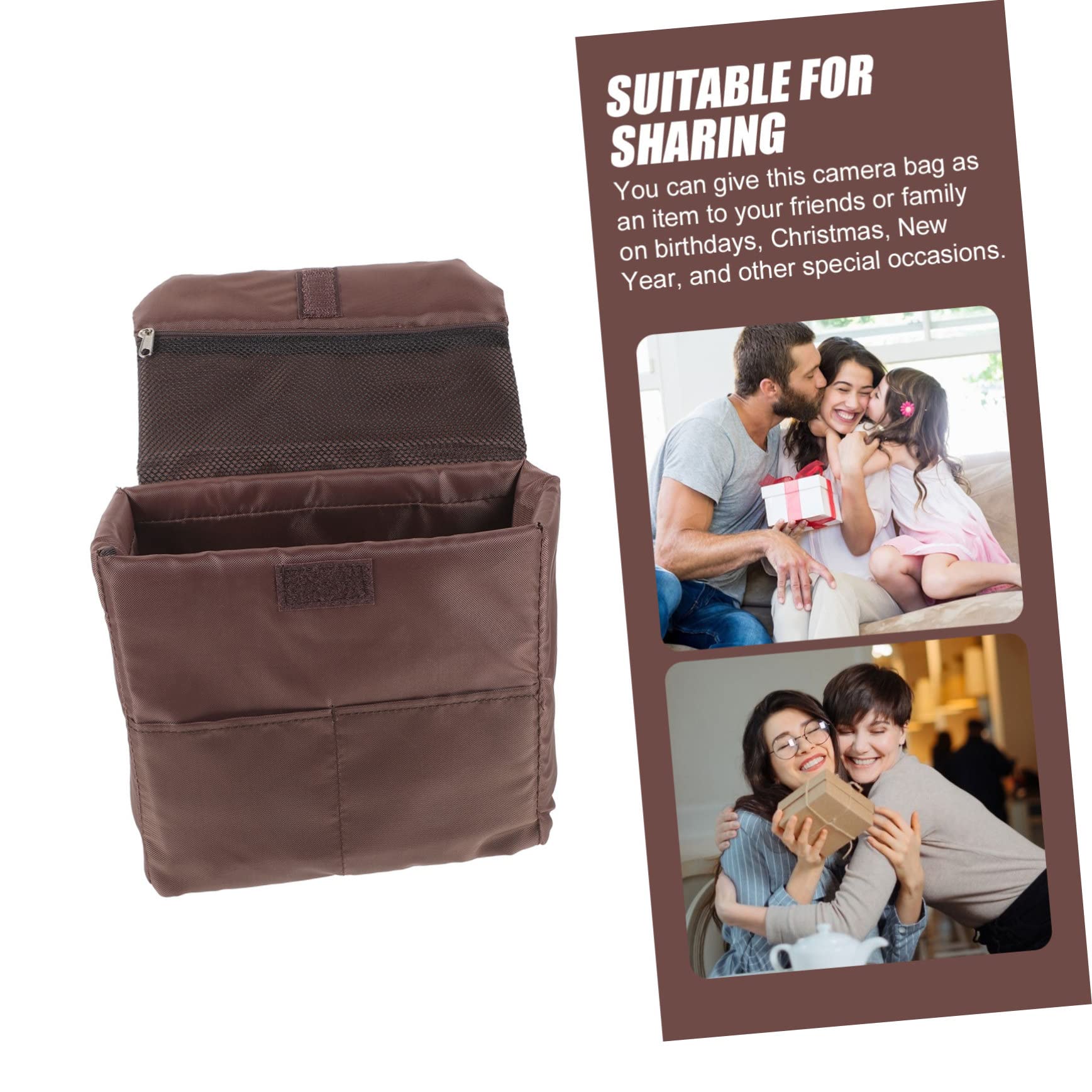 Hemobllo 3piezas Bolsa De Inserción para Cámara Acolchada Funda Protectora De Equipo Fotográfico Organizador Portátil para Lentes y Accesorios para Fotógrafos Movimiento