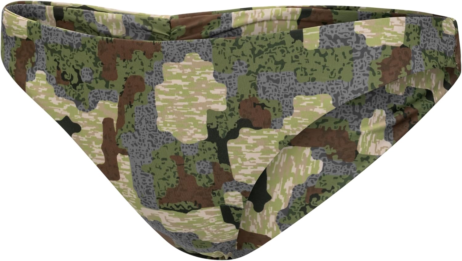 FORLOH Women's Ruched Bikini Bottoms - Cheeky Bathing Suit Bottoms/Comfortable & Flattering Mid Rise Style