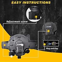 Vista 3 de Faros antiniebla para Nissan Pathfinder 2013-2016 con bombillas halógenas y juego de ensamblaje L&R Side (Halogen Ver.)