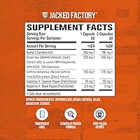 Vista 5 de Jacked Factory Quemador de grasa termogénico Suplemento para pérdida de peso – Burn-XT Termogénico y magro PM Nighttime Weight Loss Sleep Aid
