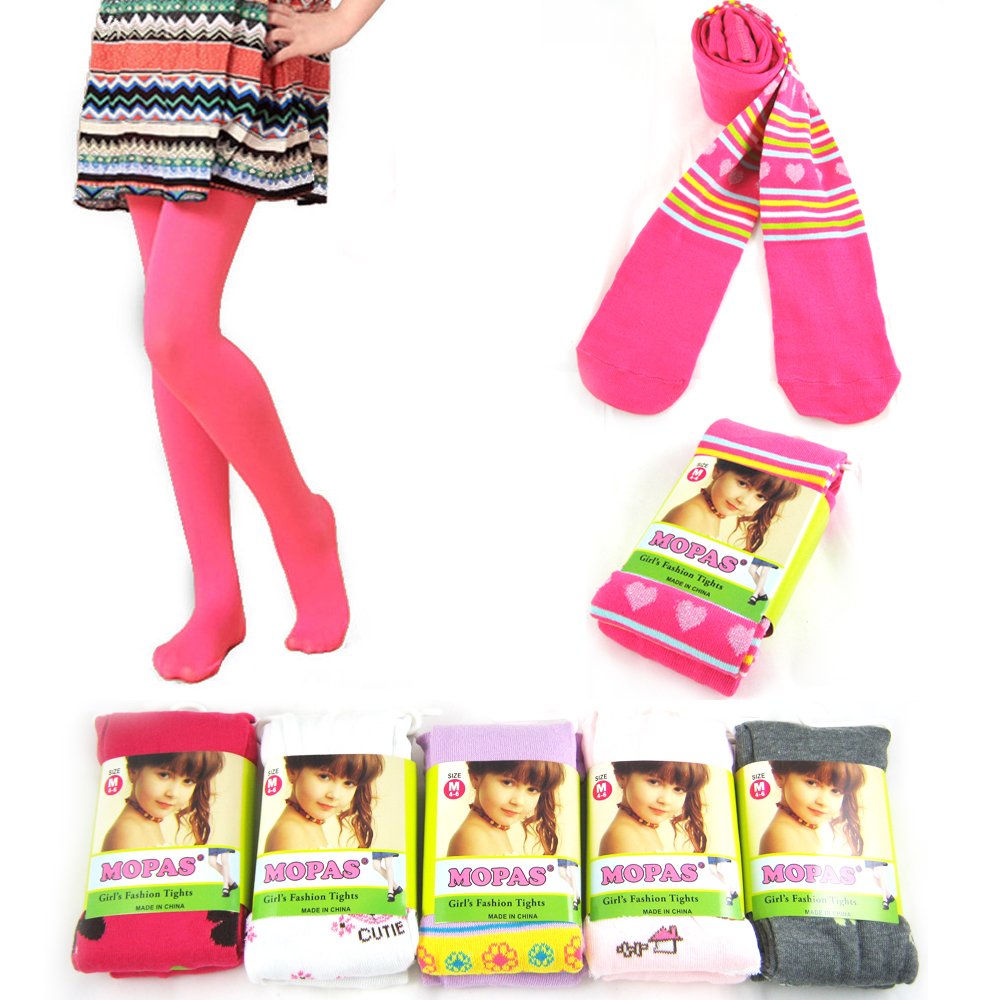 ATB 6 Cute Baby Kid Girl Tights Socks Stockings Pants Hosiery Pantyhose 1-3 Years Sm