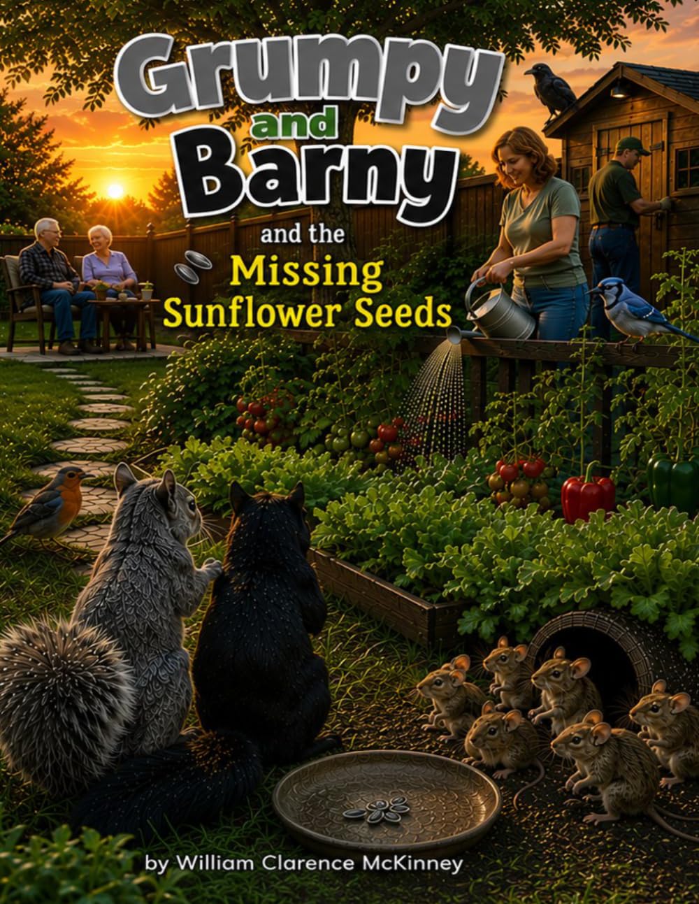 Grumpy and Barny and the Missing Sunflower Seeds: A Mystery Adventure in The Patch (The Patch Adventures)